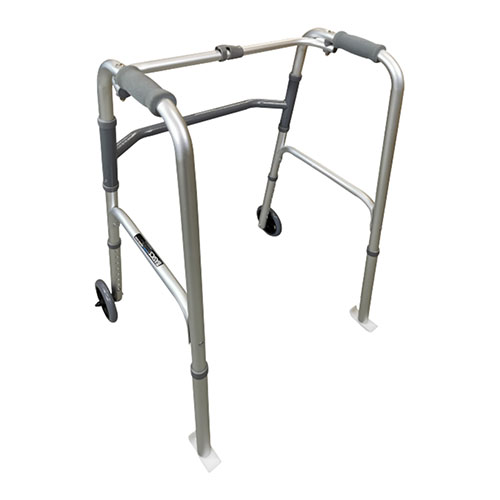 Redgum Basics Folding Walking Frame With Wheels