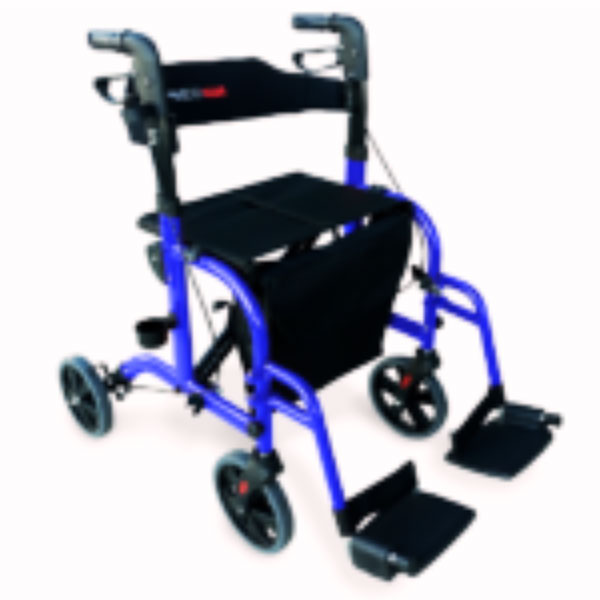 Redgum Dual Purpose Seat Walker and Transit Chair