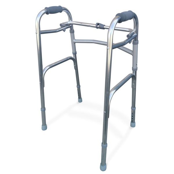 Redgum Folding Walking Frame Low