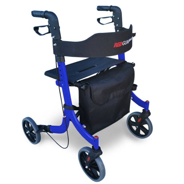 Redgum Side Folding Walker