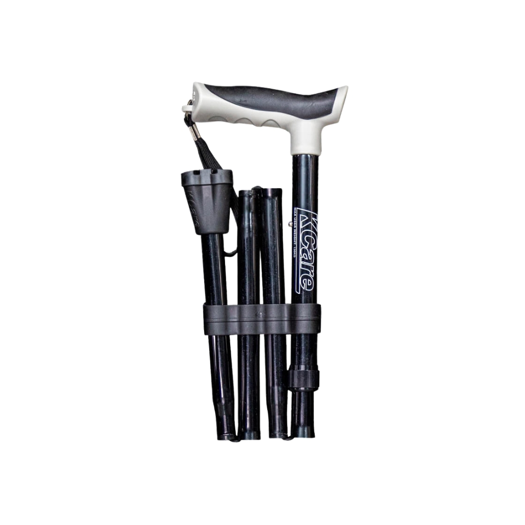 K-Care T Handle Folding Cane
