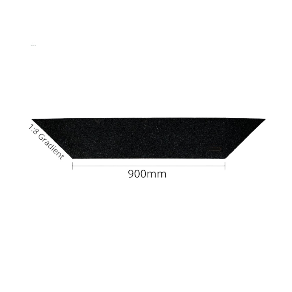 Equips Standard Threshold Ramp with Wings - 1:8 Gradient